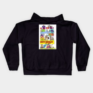 Happy Birthday greeting card Kids Hoodie